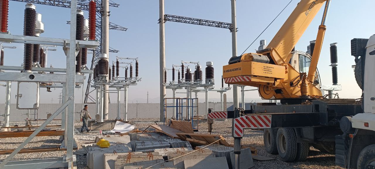 Construction of the TP-8 110/35/6 kV Digital Technological Substation for the Yoshlik-1 Mining Development Project